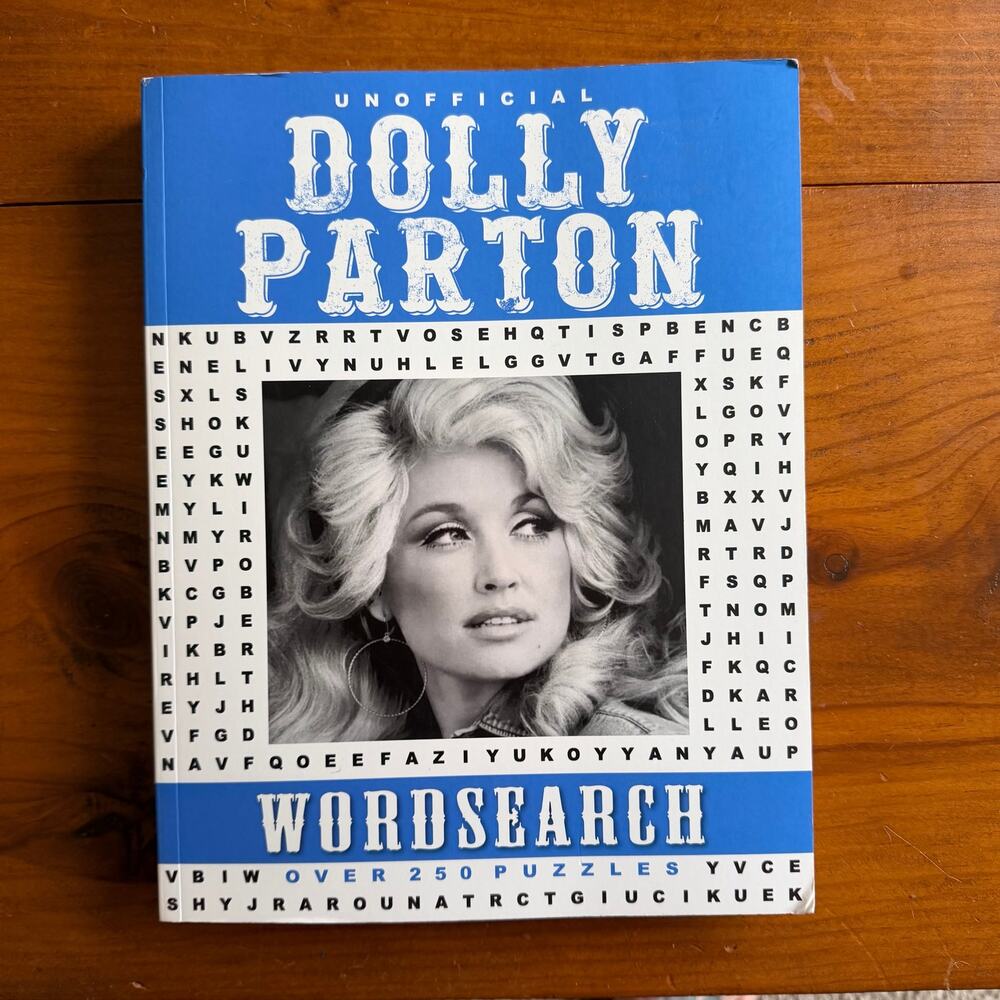 Dolly Parton Wordsearch Book Activity NEW